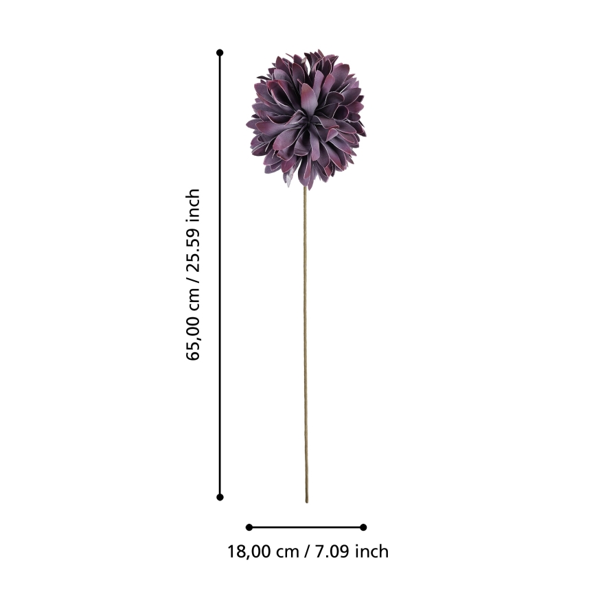 Eglo - Τεχνητό λουλούδι 65 cm μωβ