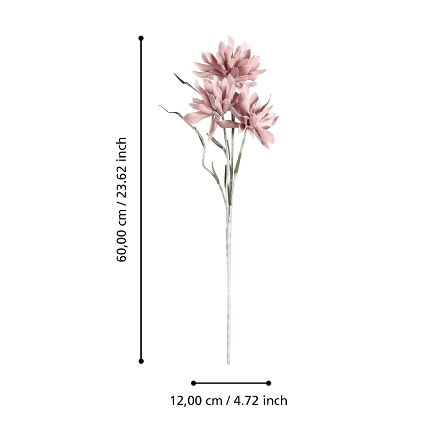 Eglo - Artificial λουλούδι 60 cm ροζ