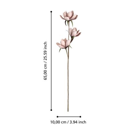 Eglo - Artificial λουλούδι 65 cm ροζ