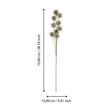 Eglo - Τεχνητό λουλούδι 73 cm χρυσό