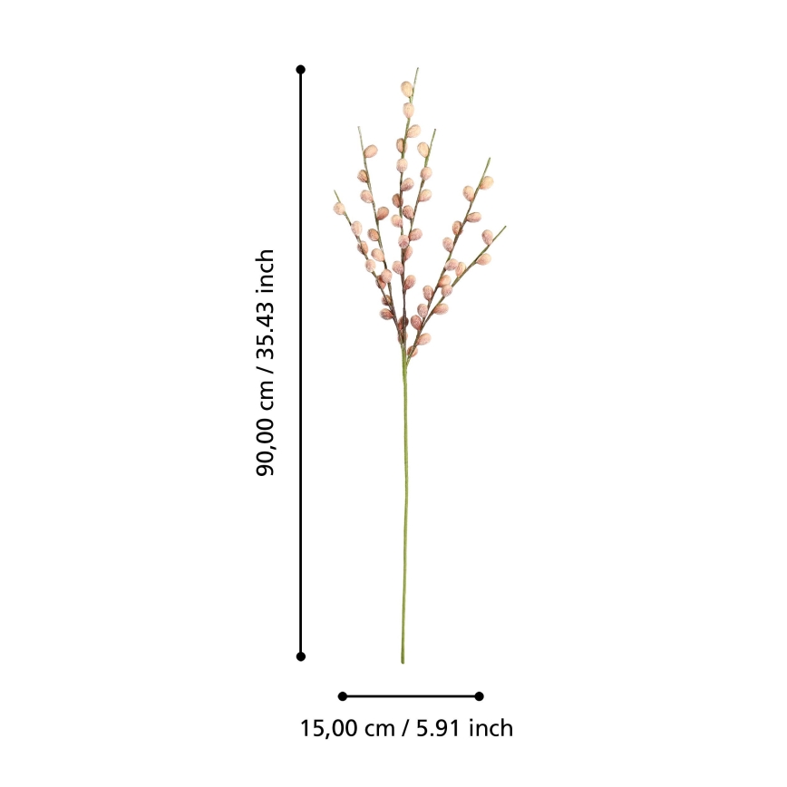 Eglo - Τεχνητό λουλούδι 90 cm ροζ