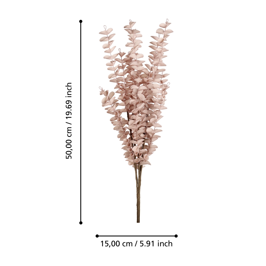 Eglo - Τεχνητό λουλούδι 50 cm ροζ