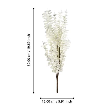 Eglo - Τεχνητό λουλούδι 50 cm λευκό