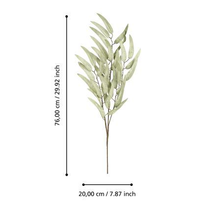 Eglo - Τεχνητό λουλούδι 76 cm πράσινο