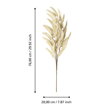 Eglo - Τεχνητό λουλούδι 76 cm μπεζ