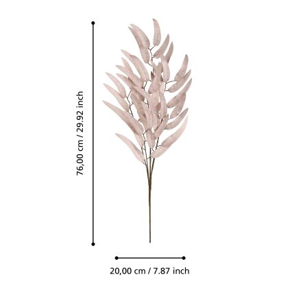Eglo - Τεχνητό λουλούδι 76 cm ροζ