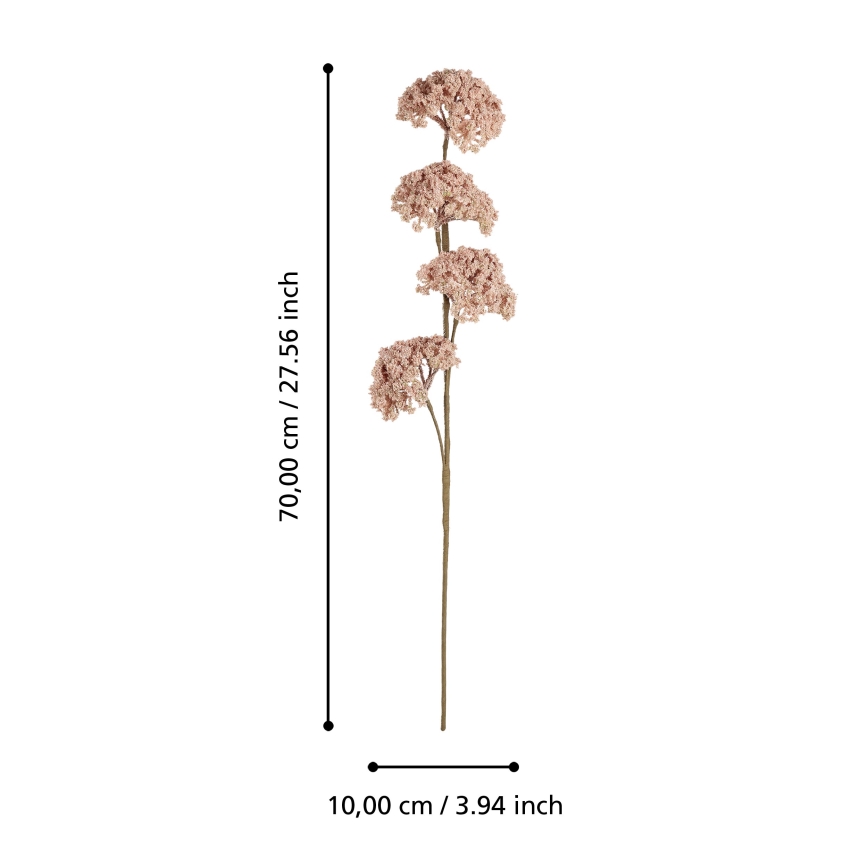 Eglo - Τεχνητό λουλούδι 70 cm ροζ