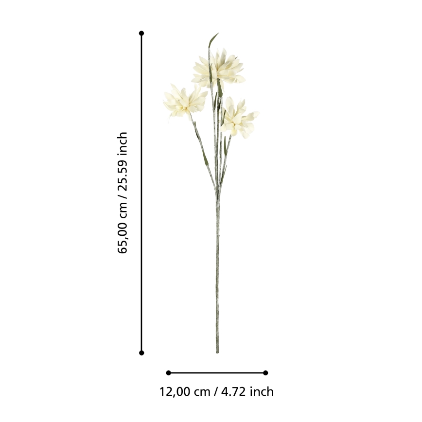 Eglo - Τεχνητό λουλούδι 65 cm κίτρινο