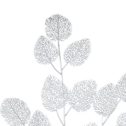 Eglo - Τεχνητό λουλούδι 87,5 cm ασημί