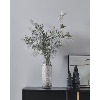 Eglo - Τεχνητό λουλούδι 87,5 cm ασημί