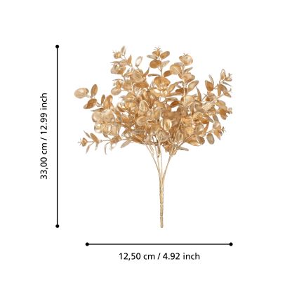 Eglo - Τεχνητό λουλούδι 33 cm χρυσό