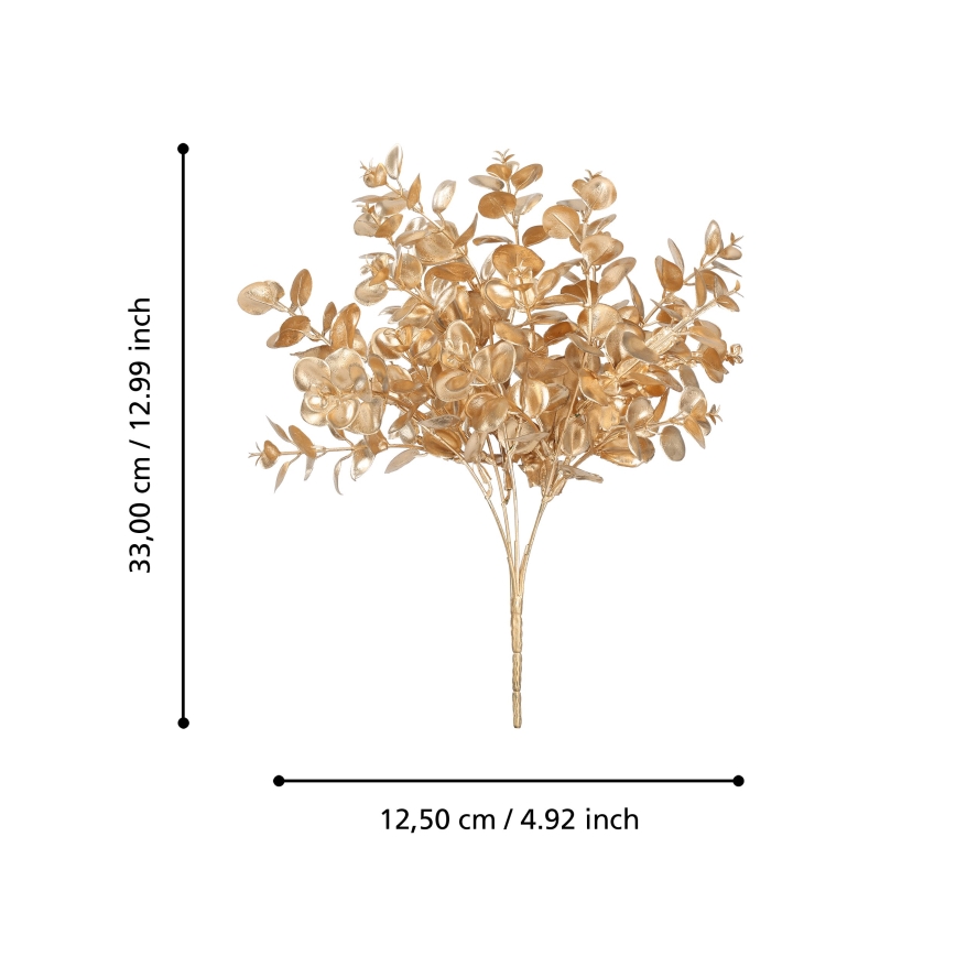 Eglo - Τεχνητό λουλούδι 33 cm χρυσό