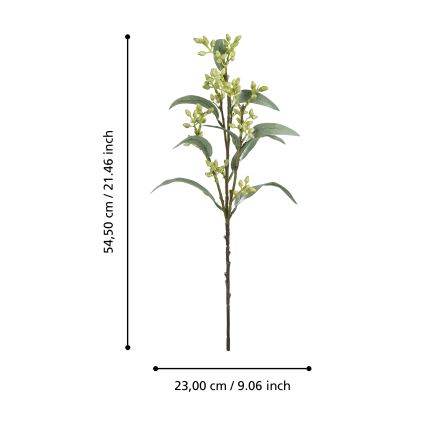 Eglo - Τεχνητό λουλούδι 54,5 cm πράσινο