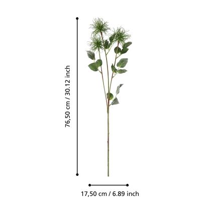 Eglo - Τεχνητό λουλούδι 76,5 cm πράσινο