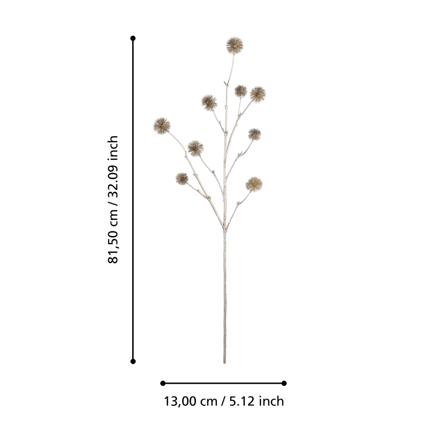 Eglo - Τεχνητό λουλούδι 81,5 cm χρυσό