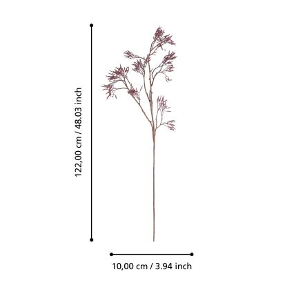 Eglo - Τεχνητό λουλούδι 122 cm μωβ