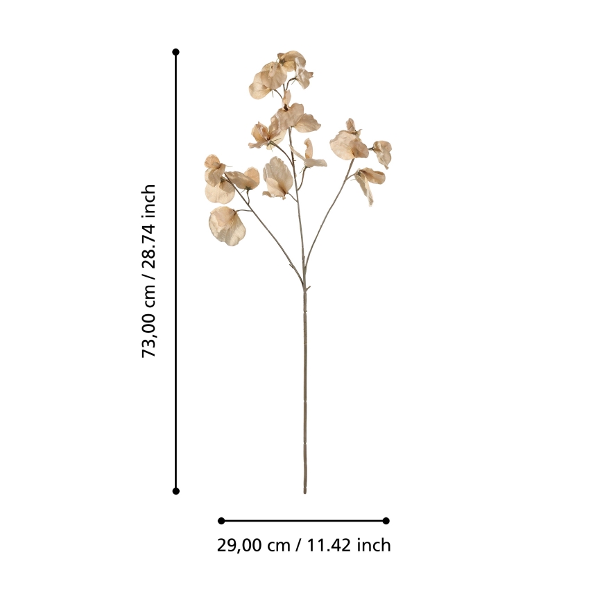 Eglo - Τεχνητό λουλούδι 73 cm μπεζ