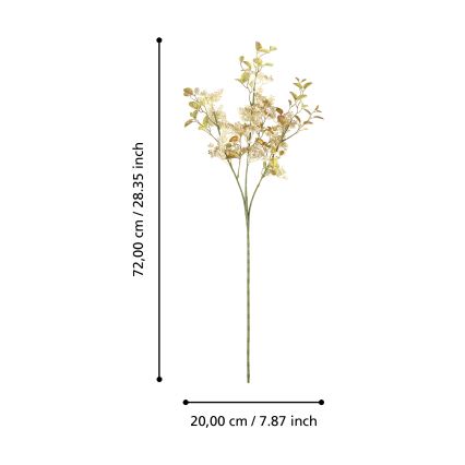 Eglo - Τεχνητό λουλούδι 72 cm χρυσό