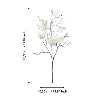 Eglo - Τεχνητό λουλούδι 83,5 cm λευκό