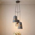 Eglo 43108 - Πολύφωτο σε σχοινί HONEYBOURNE 3xE27/60W/230V