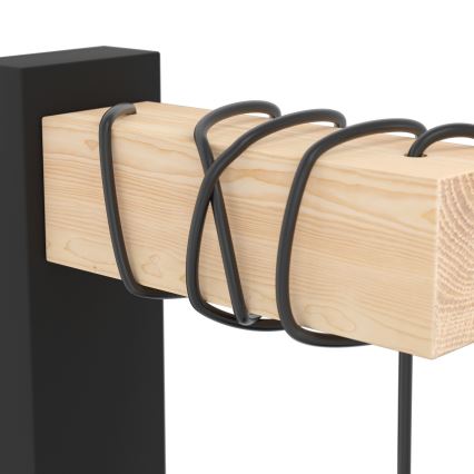 Eglo - Φως τοίχου TOWNSHEND 1xE27/60W/230V