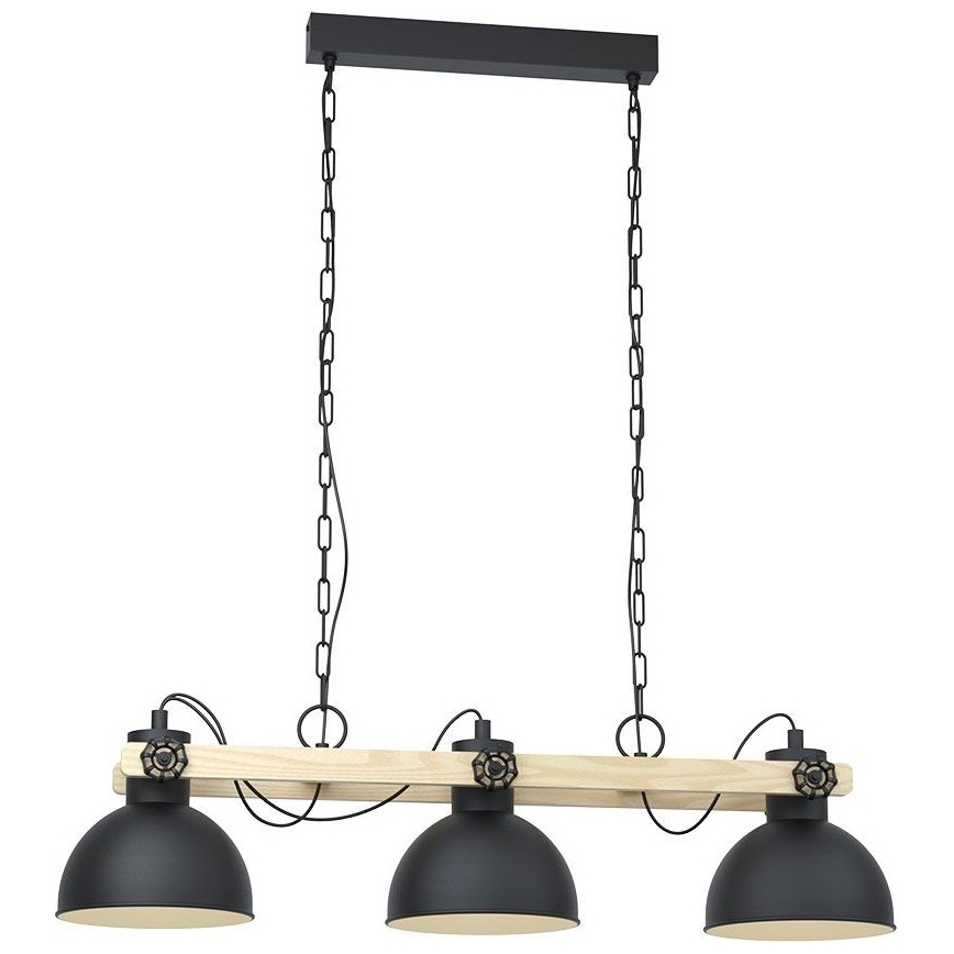 Eglo - Πολύφωτο σε αλυσίδα 3xE27/28W/230V