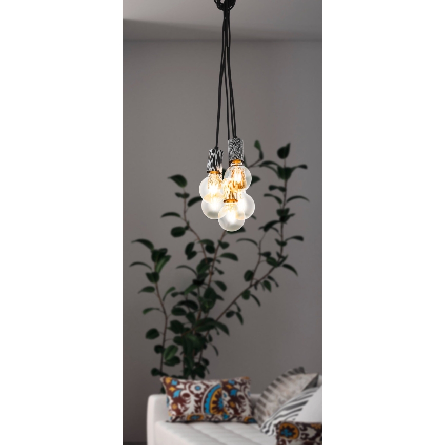 Eglo - Πολύφωτο σε σχοινί 5xE27/10W/230V