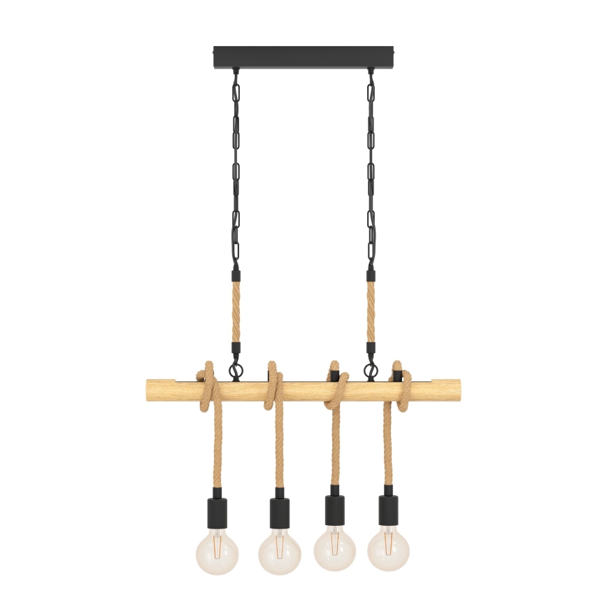 Eglo 43318 - Πολυέλαιος με αλυσίδα YOUNGSTOWN 4xE27/40W/230V