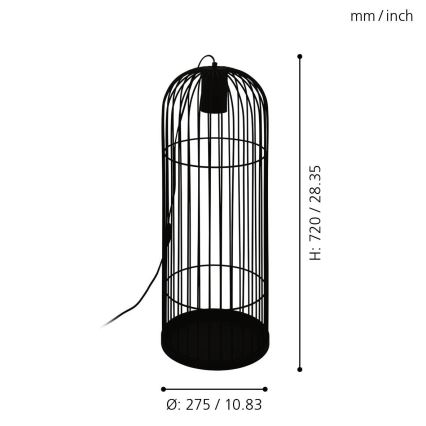 Eglo - Επιδαπέδια λάμπα LED 1xGU10/4,6W/230V