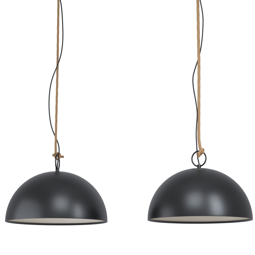 Eglo 43397 - Κρεμαστό φωτιστικό με καλώδιο HODSOLL 2xE27/40W/230V