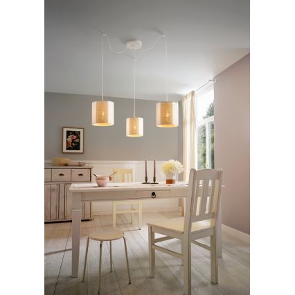 Eglo - Κρεμαστό φωτιστικό οροφής 3xE27/40W/230V spider