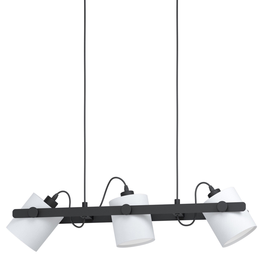 Eglo - Πολύφωτο σε σχοινί 3xE27/28W/230V