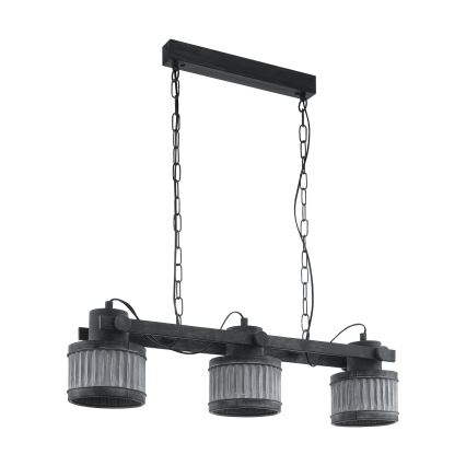 Eglo - Πολύφωτο κρεμαστό 3xE27/28W/230V