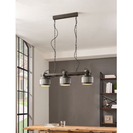 Eglo - Πολύφωτο κρεμαστό 3xE27/28W/230V