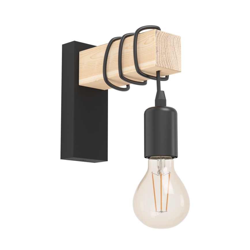 Eglo - Φωτιστικό τοίχου TOWNSHEND 1xE27/10W/230V