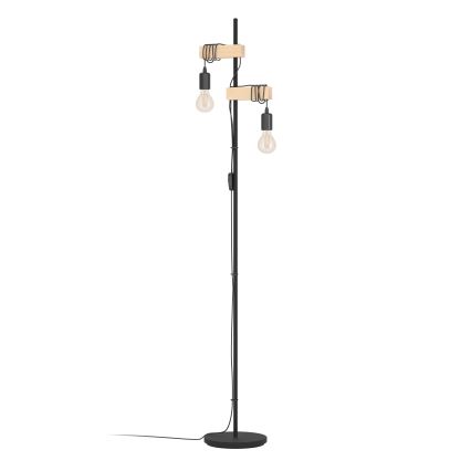 Eglo - Επιδαπέδια λάμπα TOWNSHEND 2xE27/10W/230V - FSC πιστοποιημένο