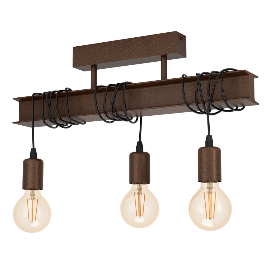 Eglo - Πλαφονιέρα οροφής πολύφωτο TOWNSHEND 3xE27/60W/230V