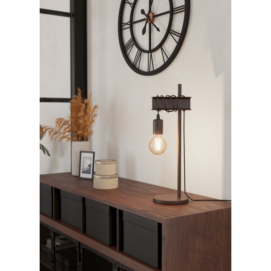 Eglo - Επιτραπέζια λάμπα TOWNSHEND 1xE27/10W/230V