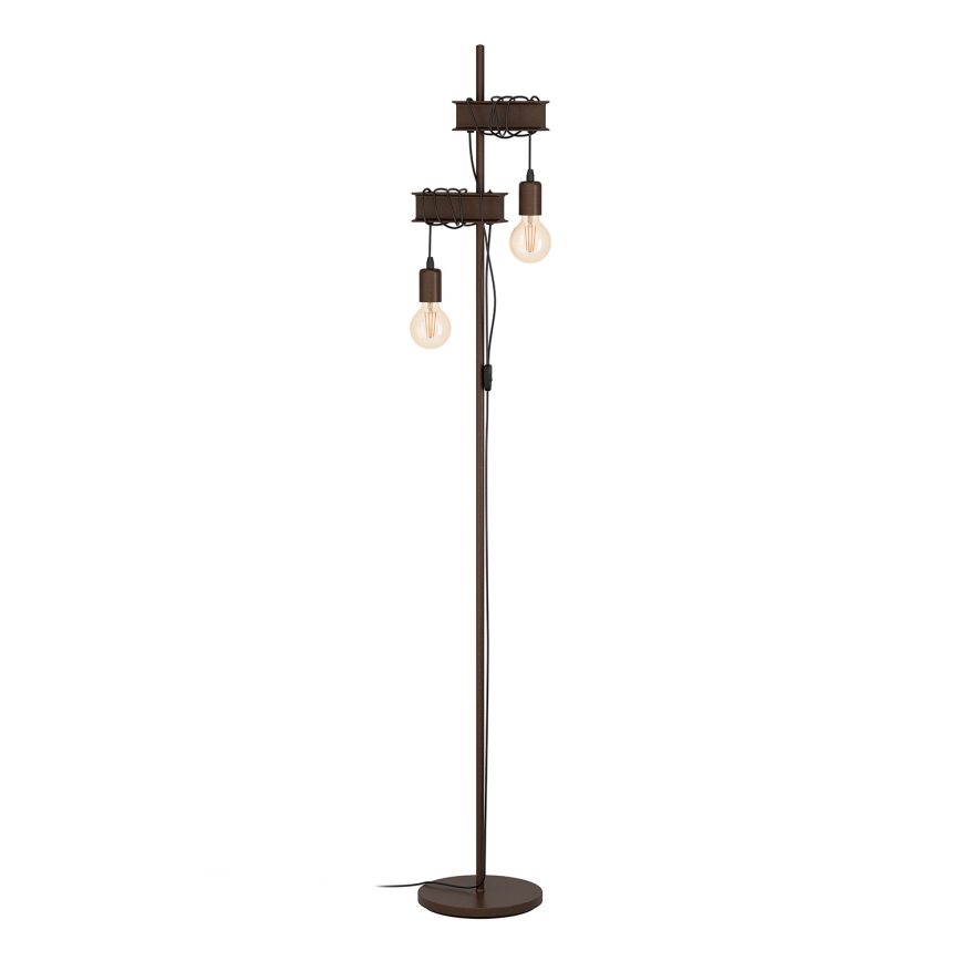 Eglo - Επιδαπέδια λάμπα TOWNSHEND 2xE27/10W/230V