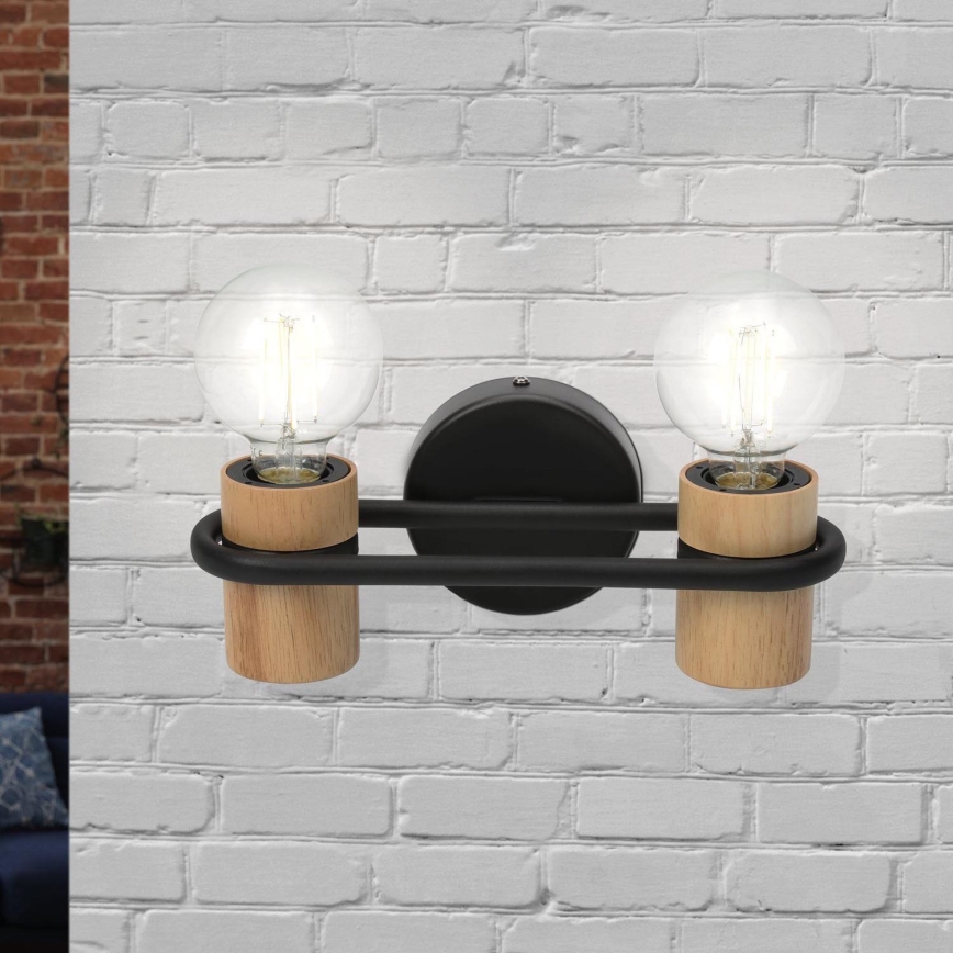 Eglo - Επιτοίχιο φωτιστικό 2xE27/40W/230V