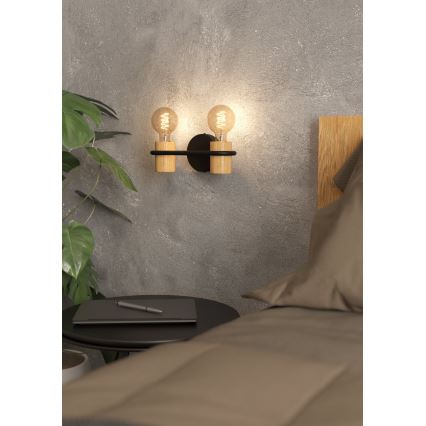 Eglo - Επιτοίχιο φωτιστικό 2xE27/40W/230V