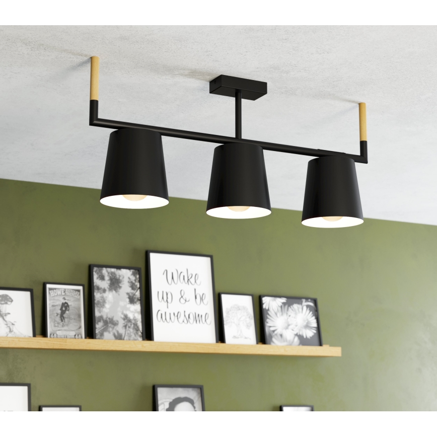 Eglo - Φωτιστικό οροφής με ράβδο 3xE27/40W/230V