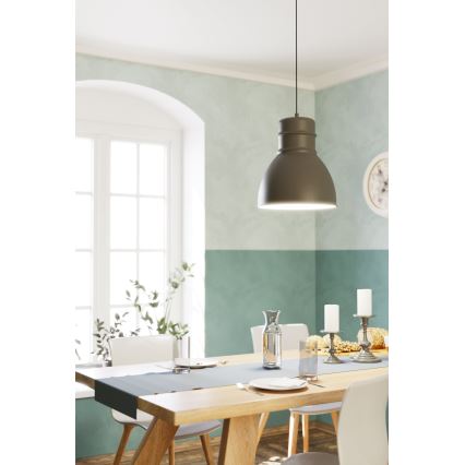 Eglo - Πολύφωτο κρεμαστό 1xE27/60W/230V γκρι