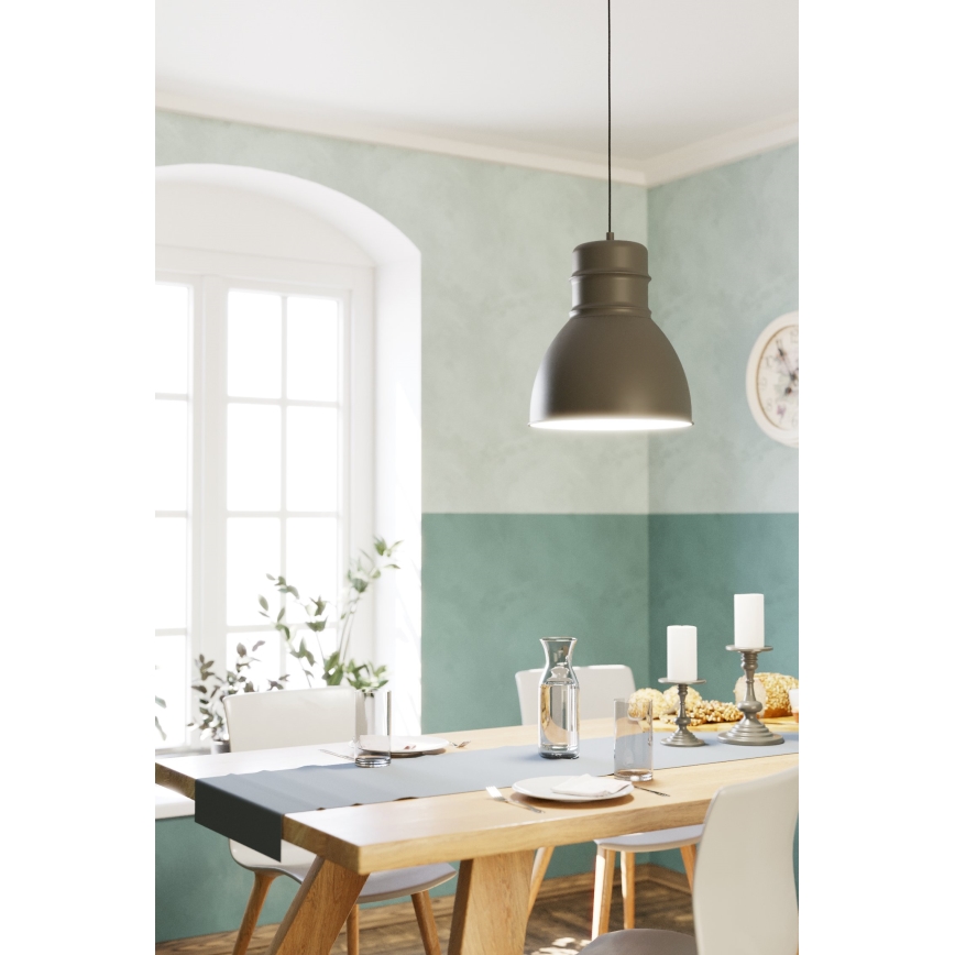 Eglo - Πολύφωτο κρεμαστό 1xE27/60W/230V γκρι