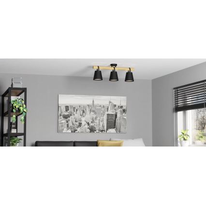 Eglo - Επιτοίχιο φωτιστικό 3xE27/10W/230V