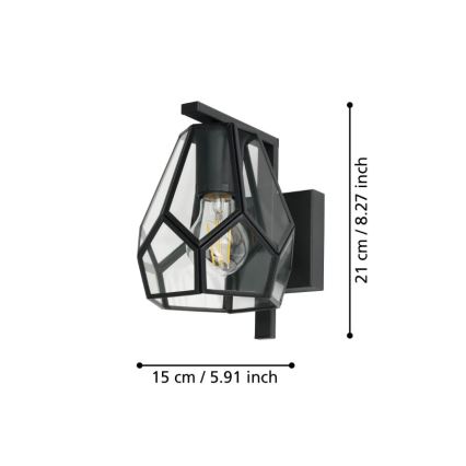 Eglo - Φωτιστικό τοίχου 1xE27/40W/230V