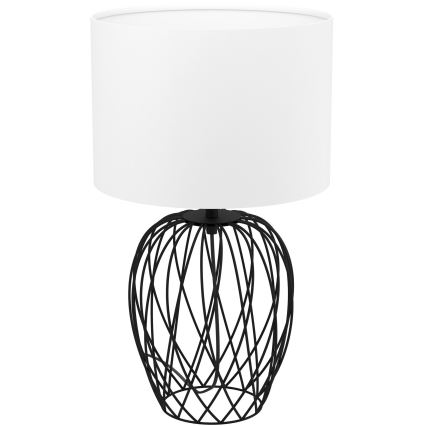 Eglo - Επιτραπέζια λάμπα 1xE27/40W/230V λευκό