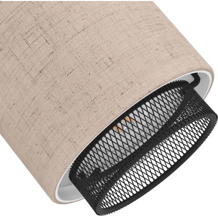 Eglo - Σποτ τοίχου 1xE14/40W/230V μαύρο/μπεζ