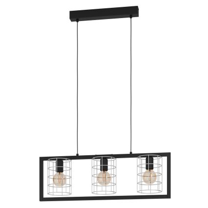 Eglo - Πολύφωτο κρεμαστό ράγα 3xE27/40W/230V