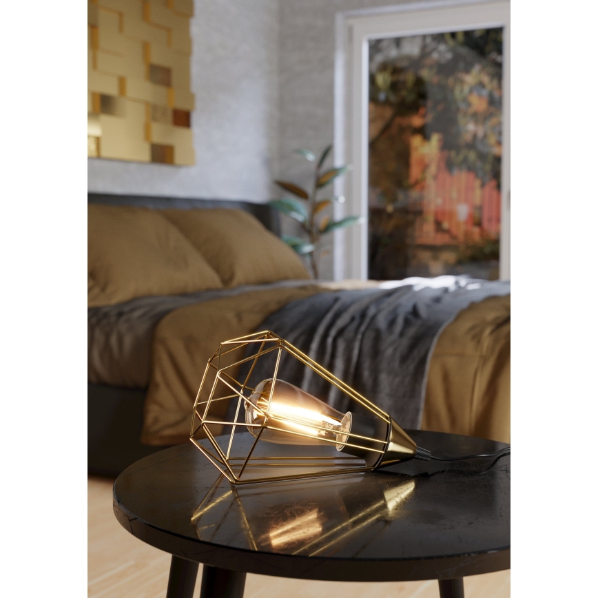 Eglo - Επιτραπέζιο φωτιστικό πρίζας 1xE27/60W/230V
